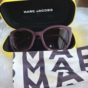 Marc Jacobs Women's 626/s LHF3x 56 MM Burgundy Sunglasses Authentic Luxury